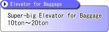 Super-big Elevator for Baggage